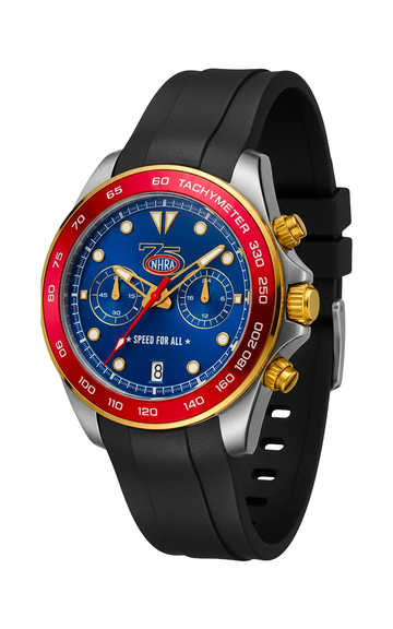 NHRA 75 Red & Blue Chronograph