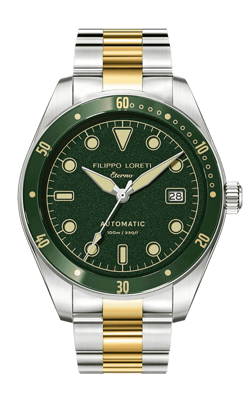 Eterno Automatic Two Tone Gold Diver