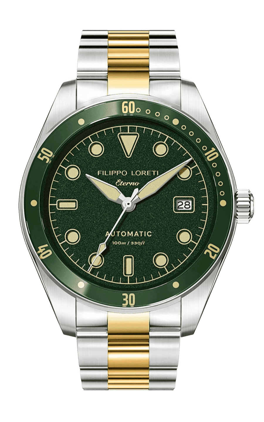 Eterno Automatic Two Tone Gold Diver