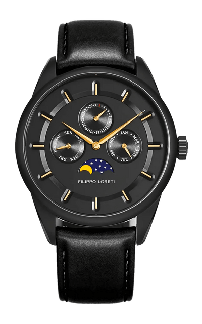 Venice Moonphase Black Gold