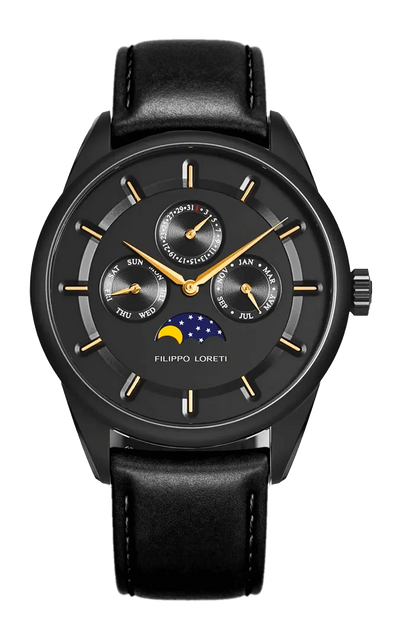 Venice Moonphase Black Gold