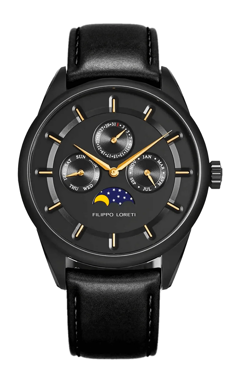 Venice Moonphase Black Gold