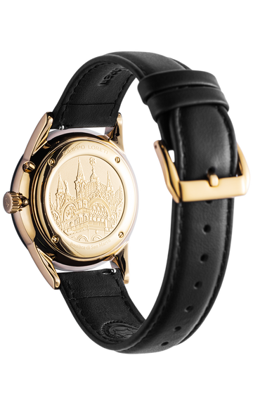 Venice Moonphase Blue Gold Mesh