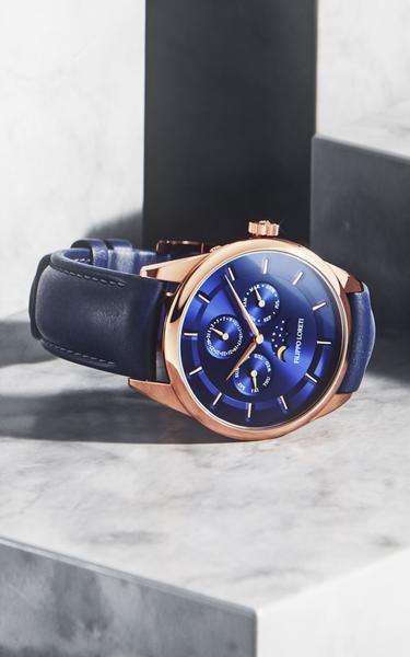 Venice Moonphase Rose Gold Blue - Filippo Loreti