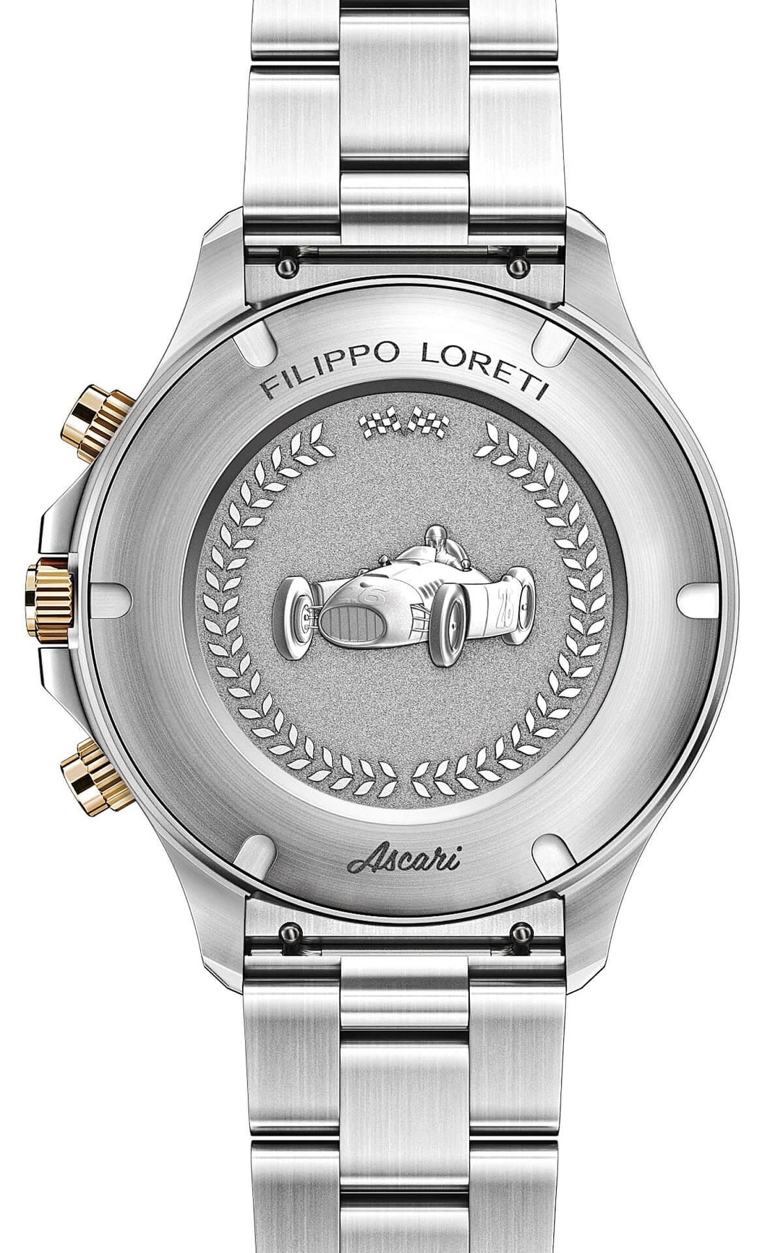 Ascari Monza Two Tone Black Gold Steel - Filippo Loreti