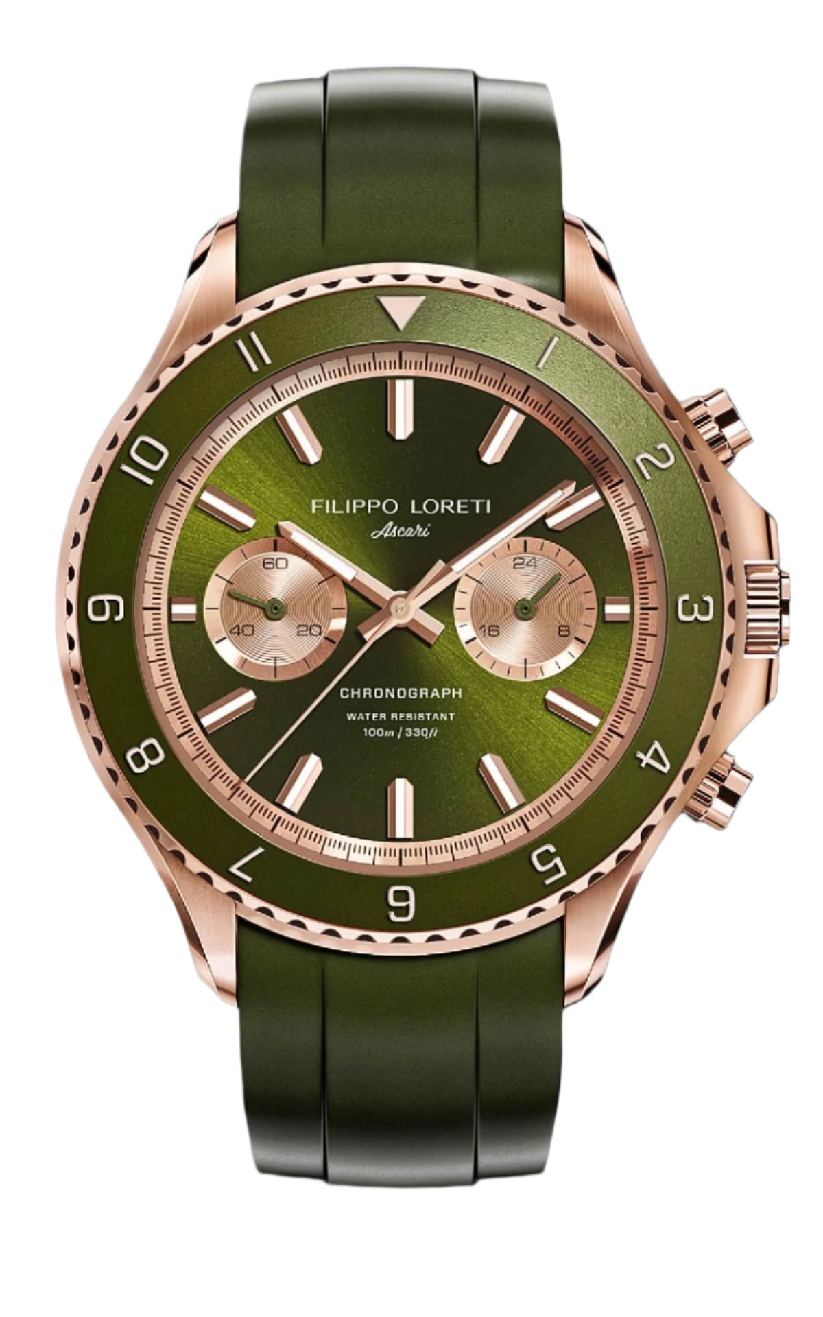 Ascari Moss Rose Gold Rubber - Filippo Loreti