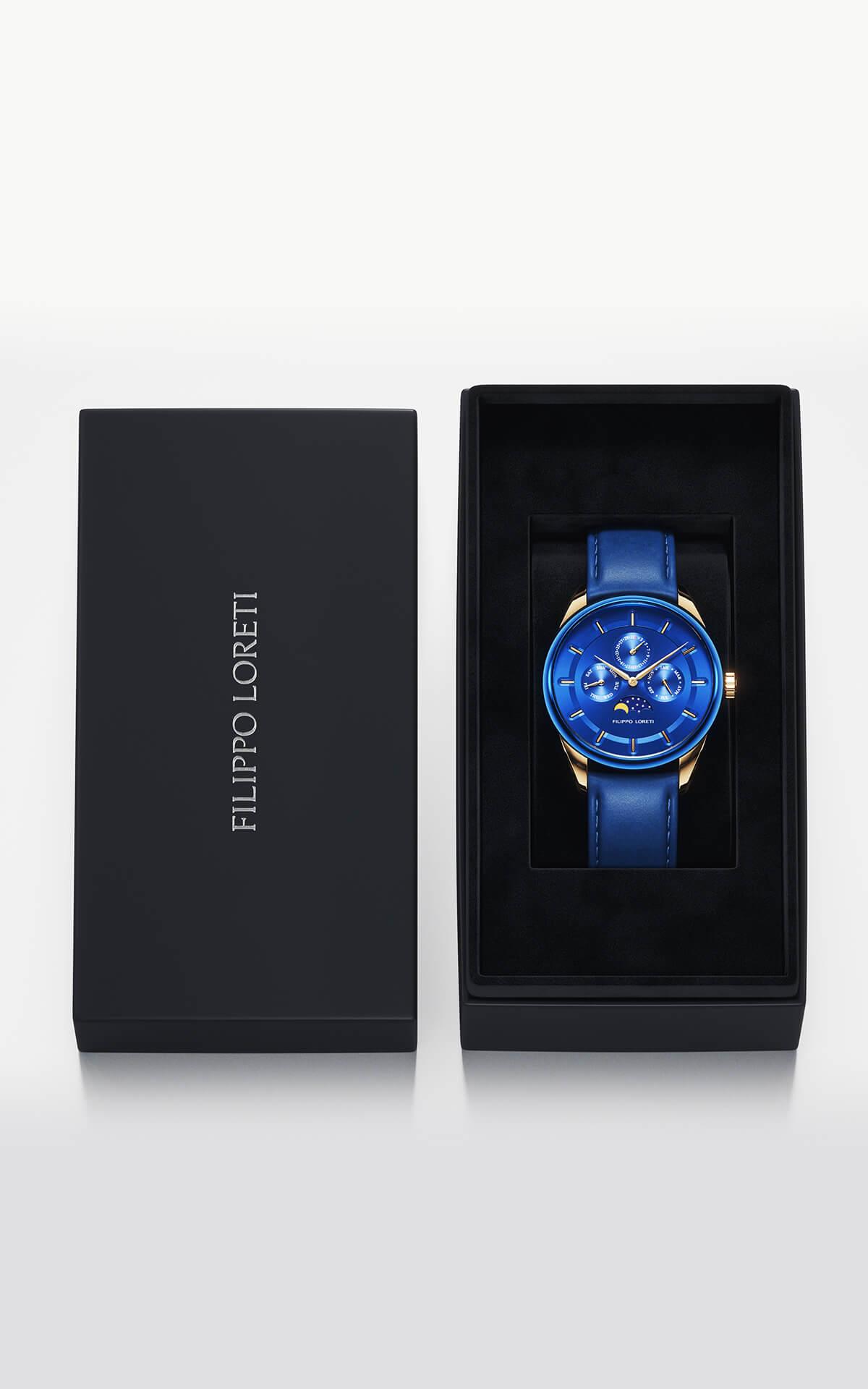 Venice Moonphase Blue Gold - Filippo Loreti