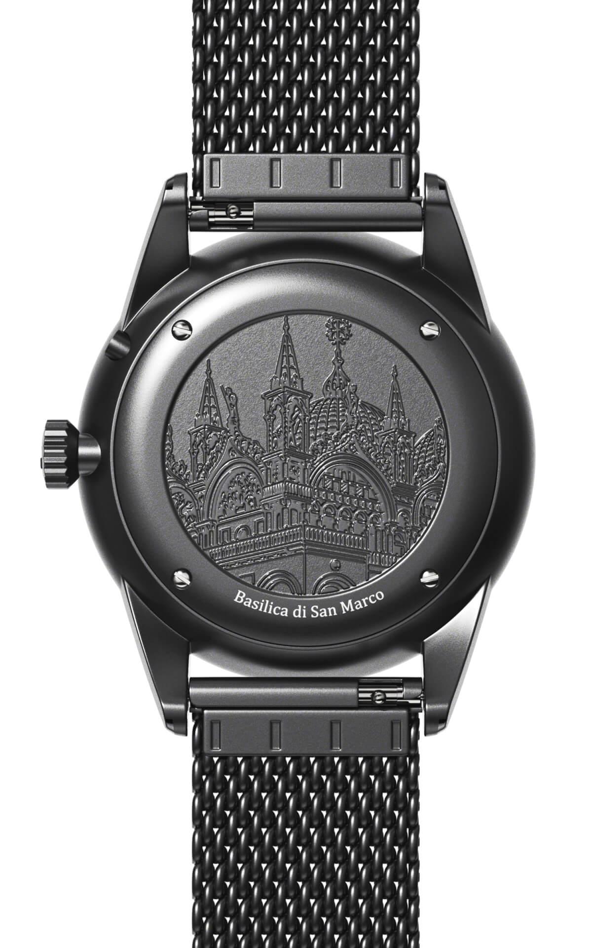 Venice Moonphase Black Gold Mesh - Filippo Loreti