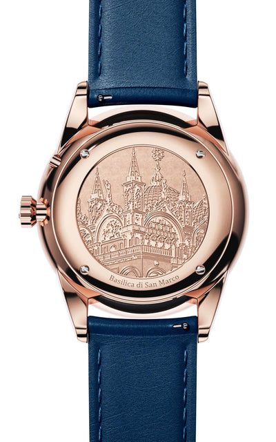Venice Moonphase Rose Gold Blue - Filippo Loreti