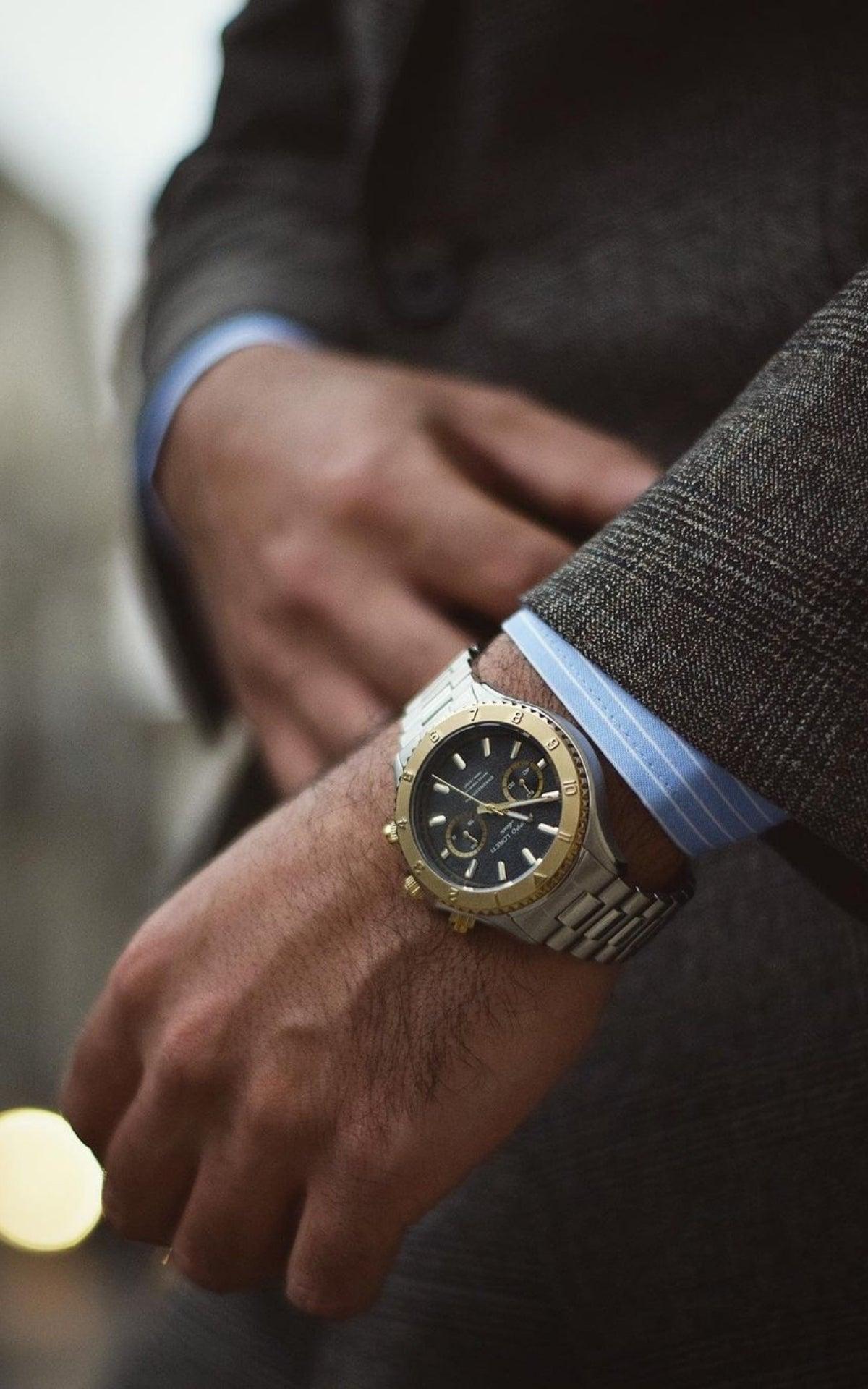 Ascari Two Tone Gold Steel Link - Filippo Loreti