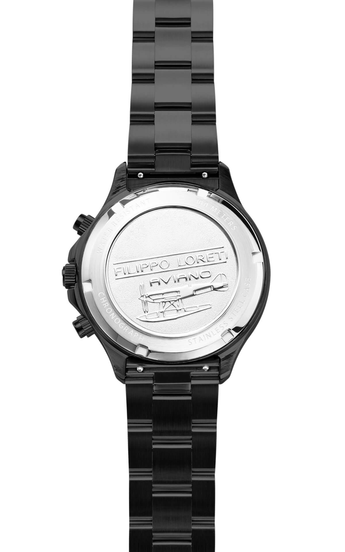 Sport Pilot Black Steel Link - Filippo Loreti